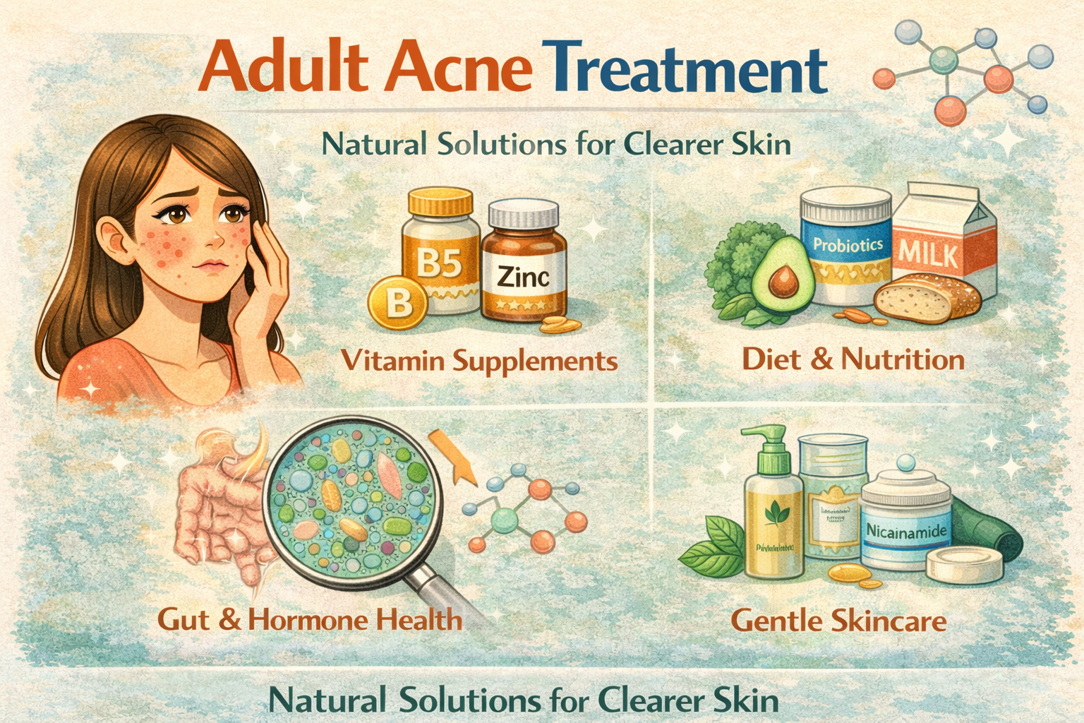 Adult Acne Treatment Without Drugs: Evidence-Based Solutions for Clearer Skin - ClearB5