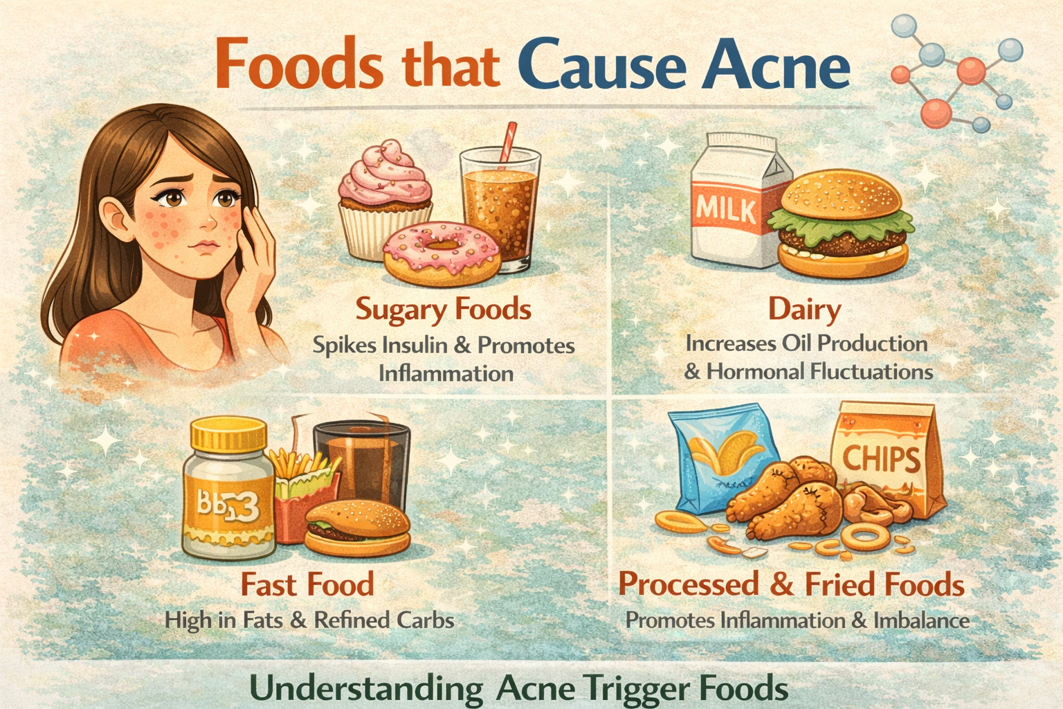 Foods That Cause Acne: What to Avoid and What to Eat for Clearer Skin - ClearB5