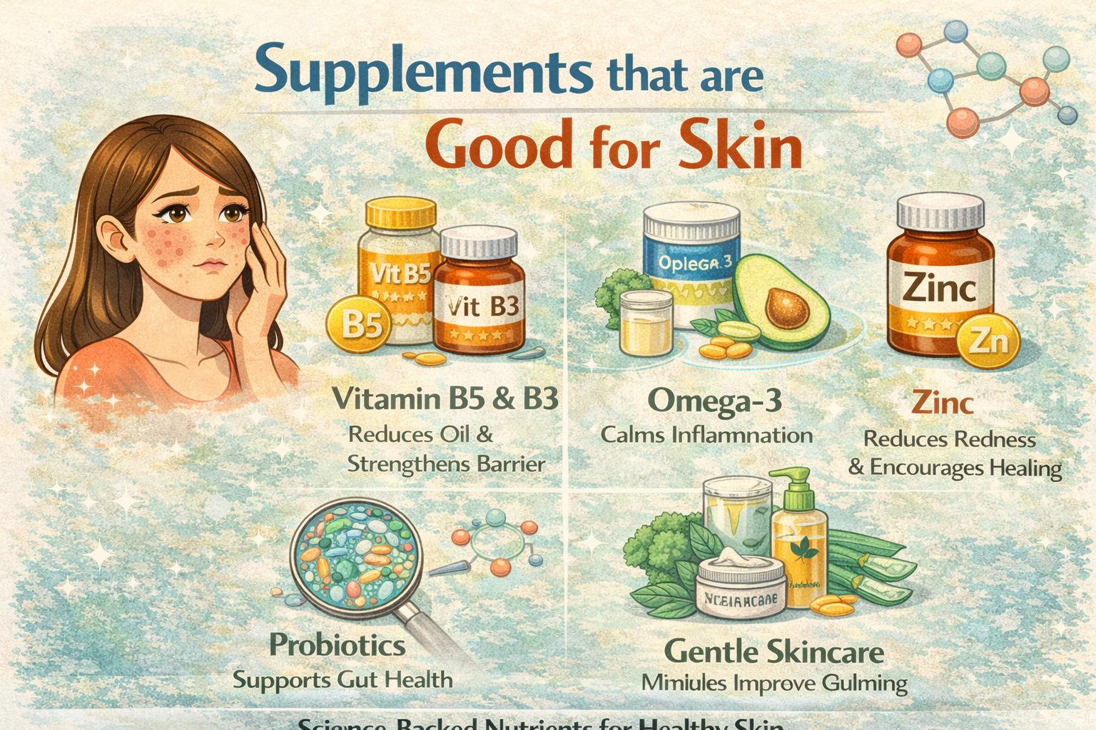 Supplements That Are Good for Skin Evidence-Based Vitamins for Clear, Healthy Skin - ClearB5