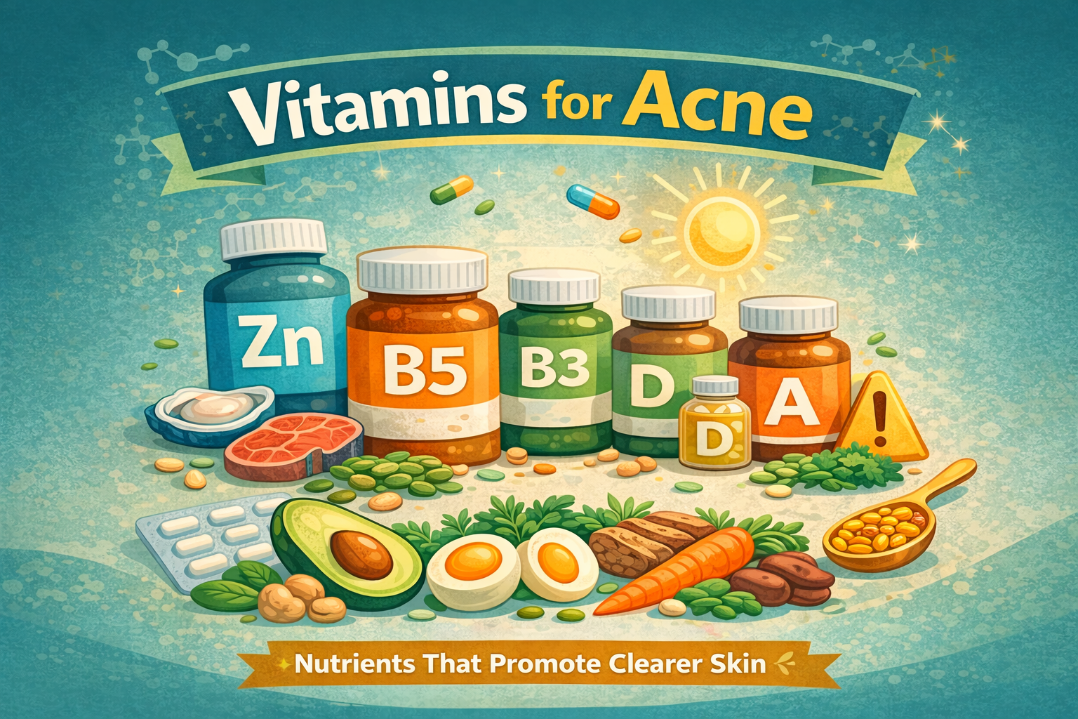 Vitamin Deficiencies Linked to Acne - What Your Skin Is Missing - ClearB5