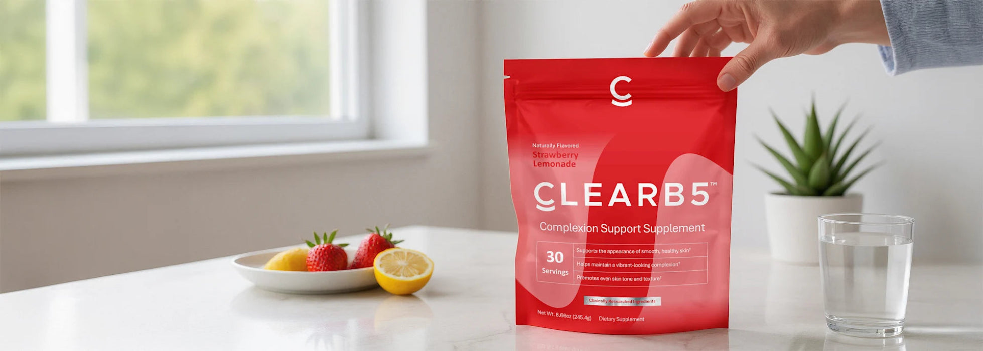 ClearB5 acne control supplement complexion support