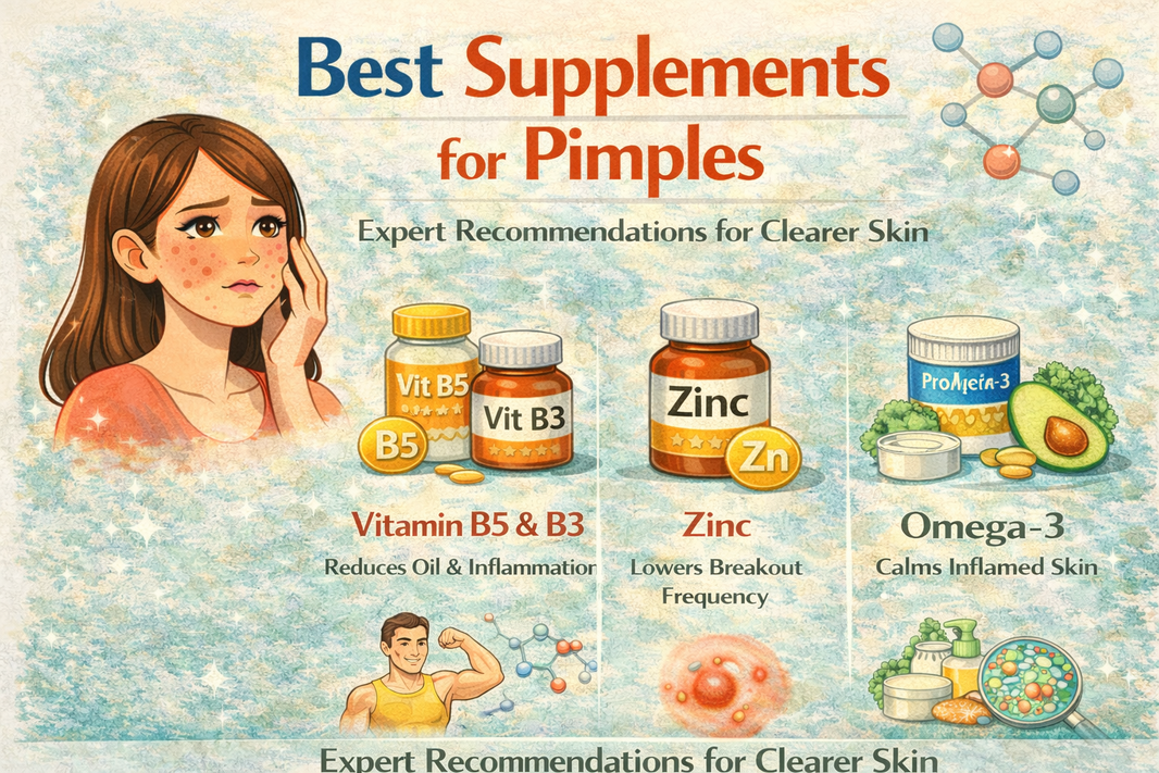 Best Supplements for Pimples: Evidence-Based Options That Actually Help - ClearB5